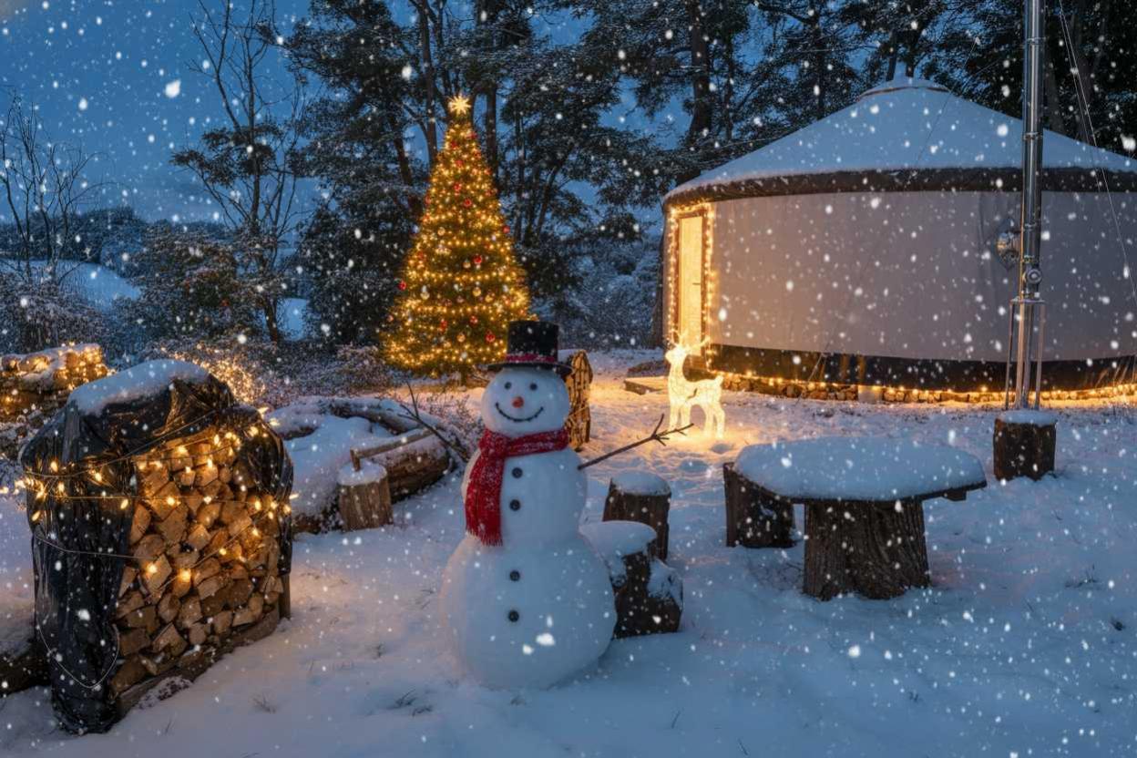 Jurta na statku - glamping