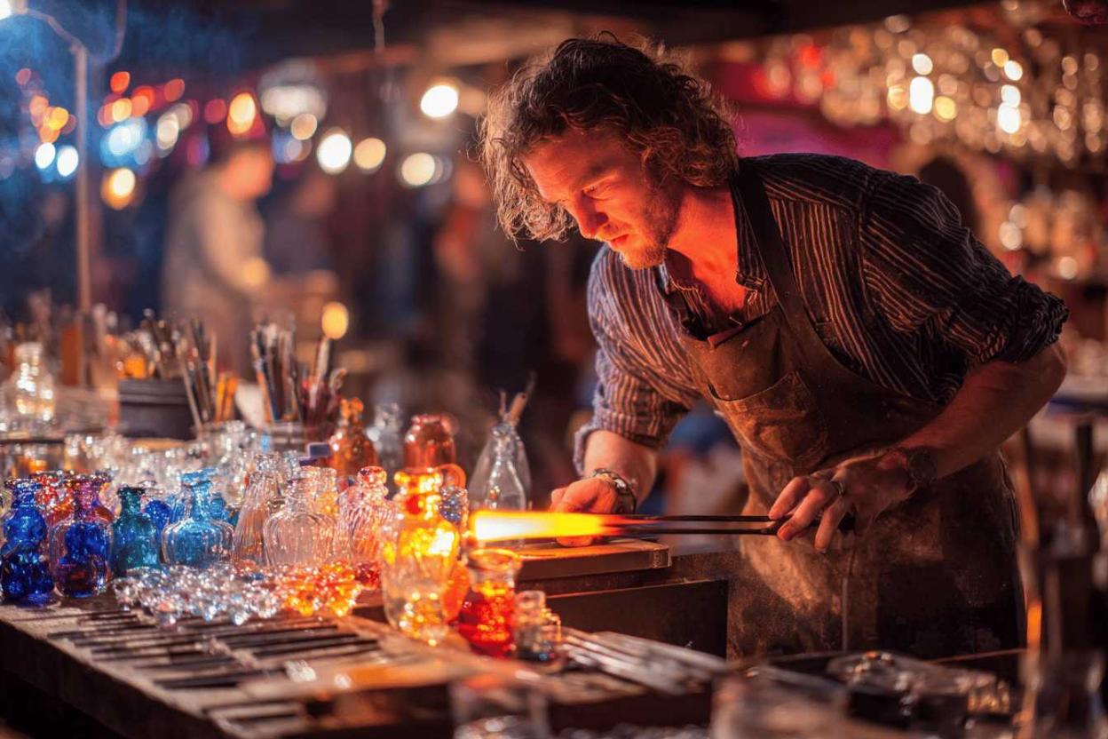 Mistr sklář - výroba skla
