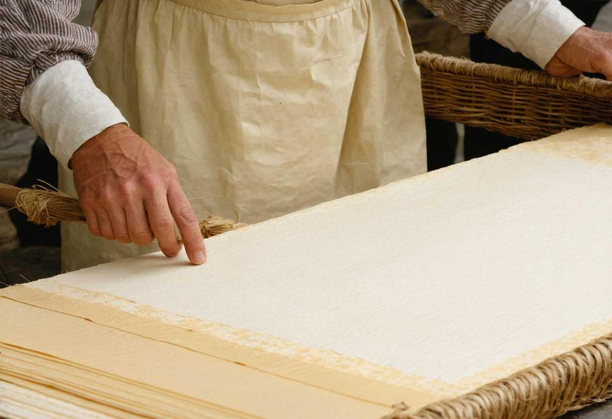 Výroba ručního papíru