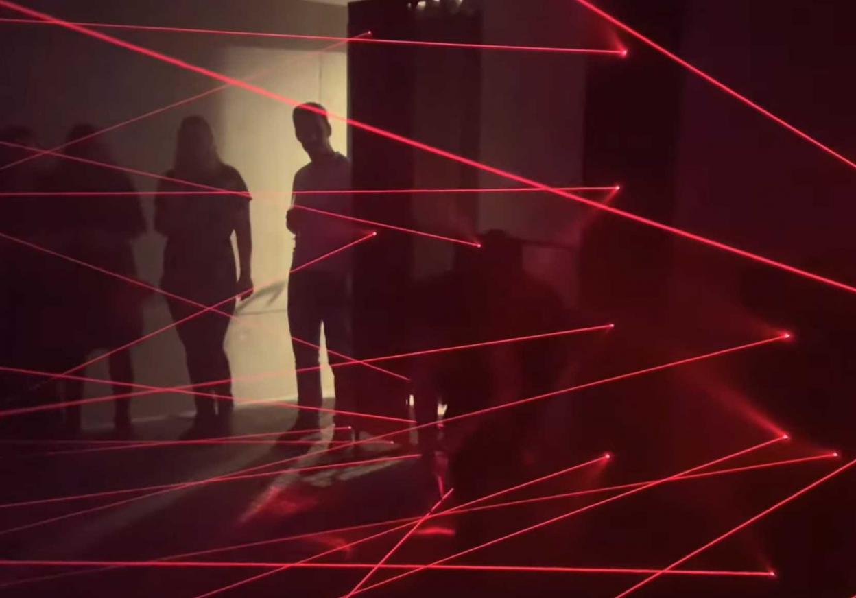 Laserové bludiště